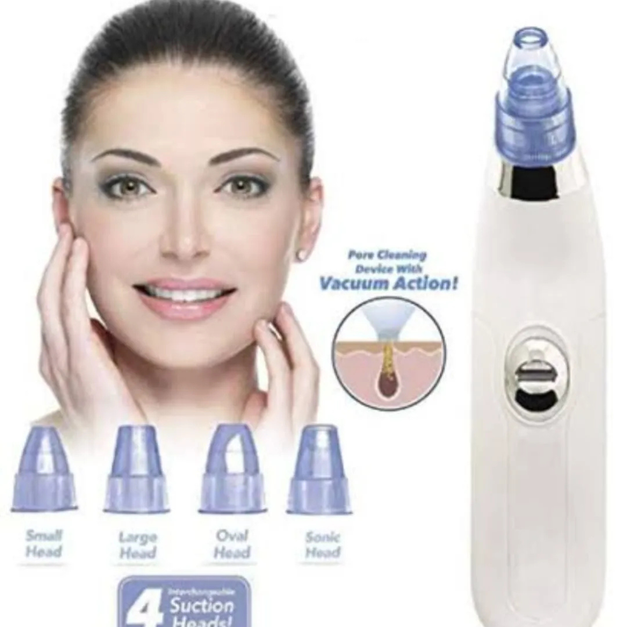 Derma Suction Pore Cleaning Device  Remove Blackheads & Deep Dirt