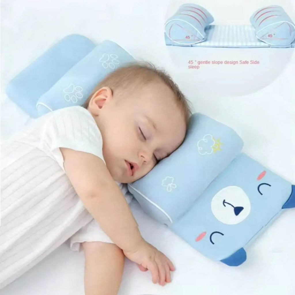 Baby Side Sleeping Pillow – 45° Anti-Rollover Support Cushion for Safe and Comfortable Sleep