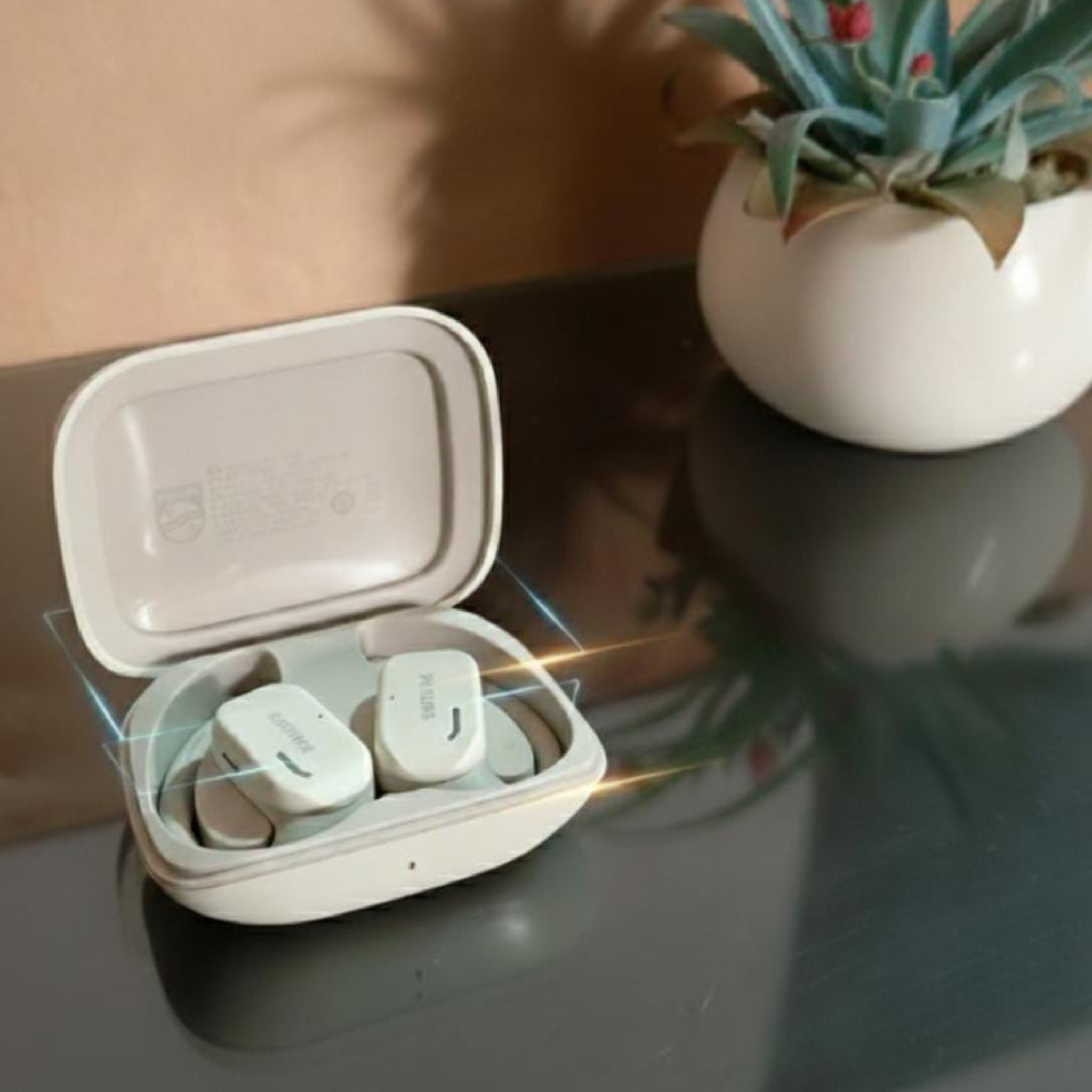 Philips Premium True Wireless Earbuds – 10 Days Battery Backup, Noise Reduction, Touch Controls