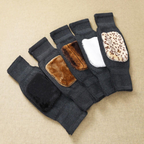Thermal Fleece-Lined Knee Warmers , Unisex Winter Leg Support Sleeves with Soft Inner Lining